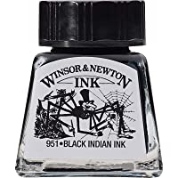 Winsor &amp- Newton tinta para dibujo Drawing Ink - frasco de 14ml- negro